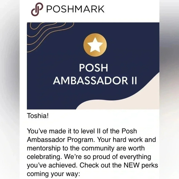 ⭐️⭐️⭐️Posh Ambassador II⭐️⭐️⭐️ - Picture 1 of 1